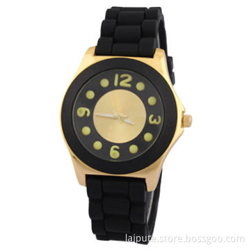 Fashionable, colorful silicone sport watch, alloy case and silicone bandNew
